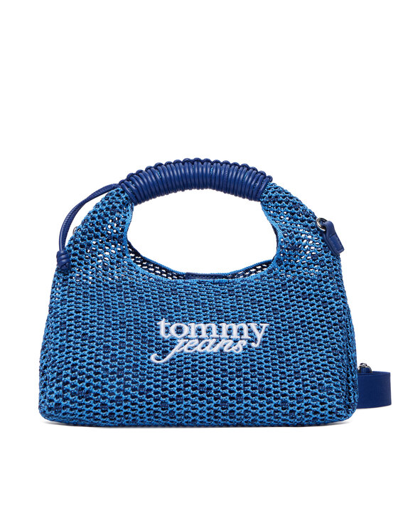 Tommy Jeans Rankinė Tommy Jeans Tjw Summer Crochet Crossover AW0AW18779 Mėlyna