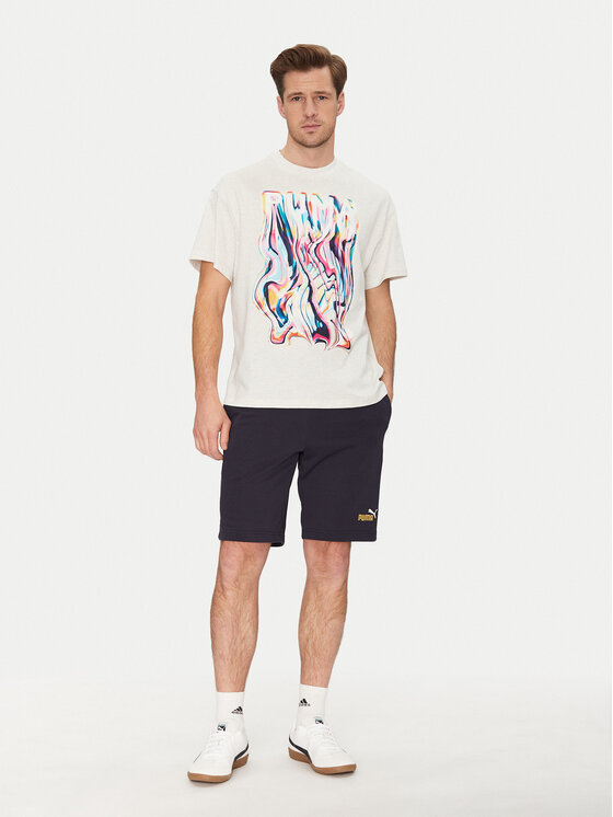 Puma Puma Camiseta Stewie Limitless 630527 Écru Relaxed Fit