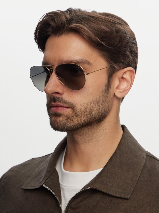Ray-Ban Сонцезахисні окуляри Ray-Ban Aviator Large Metal 0RB3025 181/71 Золотий
