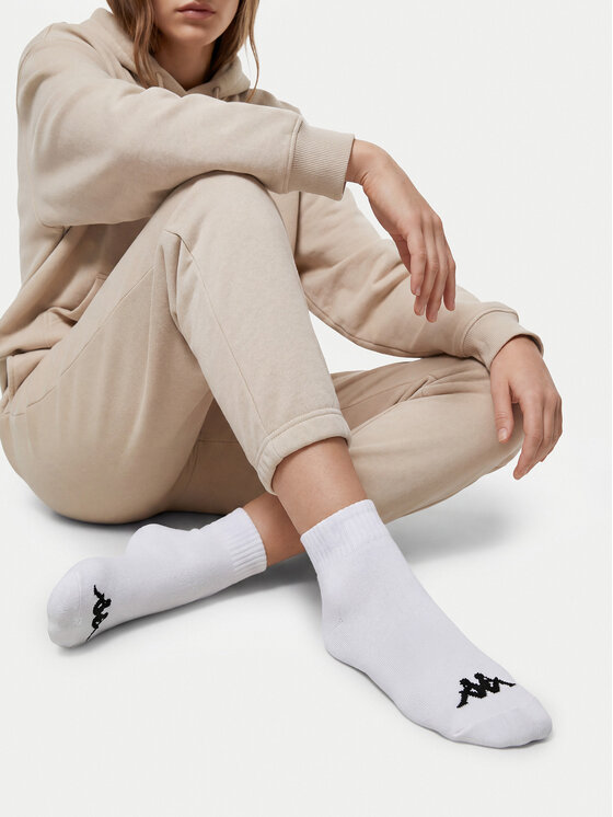 Kappa Довгі шкарпетки Kappa CEO_KR_GOAL_SS26 (3-PACK) Білий