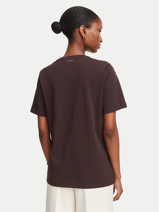 MICHAEL Michael Kors MICHAEL Michael Kors Camiseta MF6528D97J Marrón oscuro Regular Fit