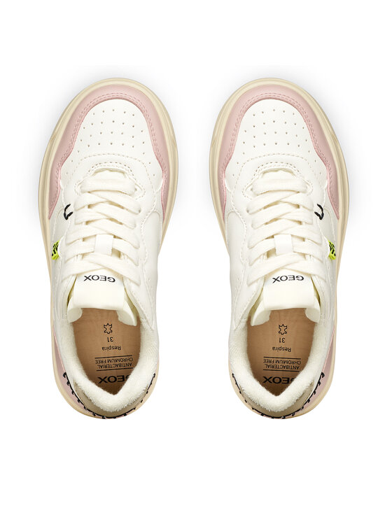Geox Sneakersy Geox J Lestrella Girl J56NLC 000BC C1Z8W S Biały