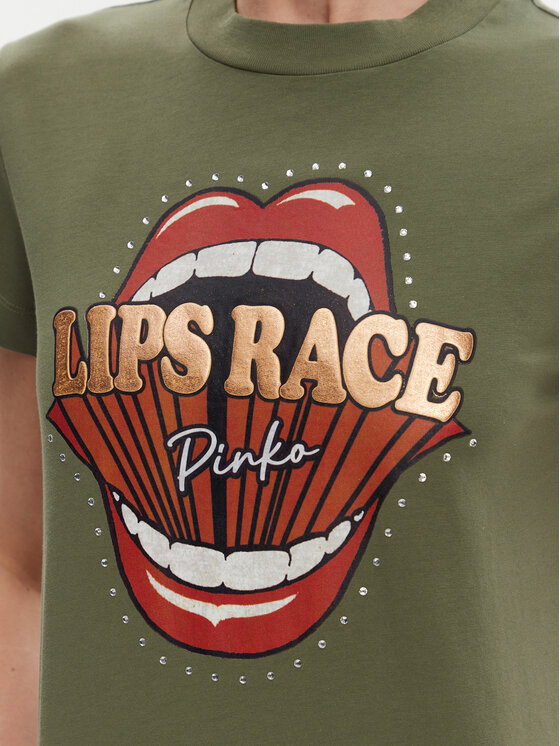 PINKO PINKO T-shirt Trapani 105050 A2D8 Cachi Regular Fit
