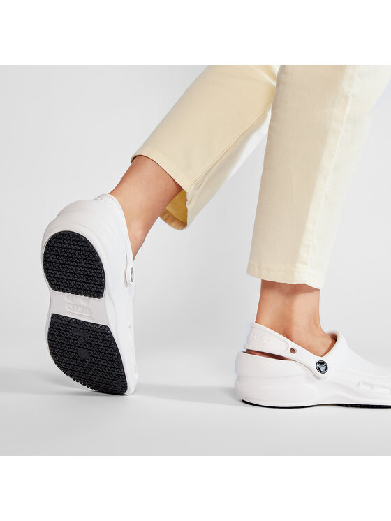 Crocs Шльопанці Crocs Bistro 10075 Білий