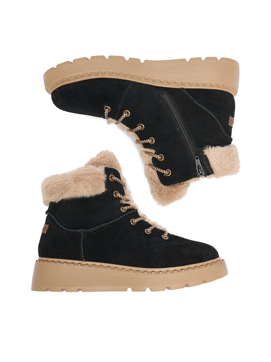 Rieker Šnurovacia obuv Rieker CEO-70402-00 Čierna