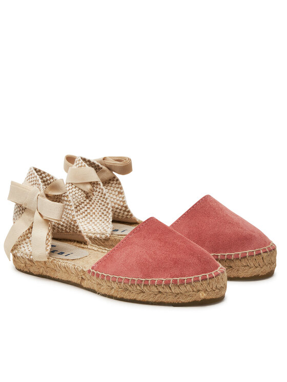 Manebi Espadrile Manebi Hamptons Flat Valenciana Espadrilles R 7.0 P0 Vișiniu