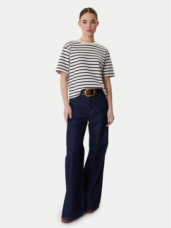 Weekend Max Mara Weekend Max Mara Camiseta Multid 2615941031 Beis Relaxed Fit