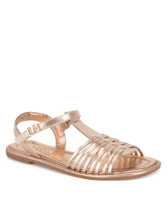 Badura Sandály Badura K-7626-4 Zlatá