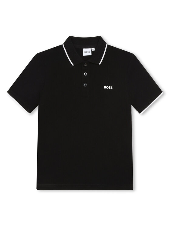 BOSS Boss Polo majica J25P26 D Črna Regular Fit