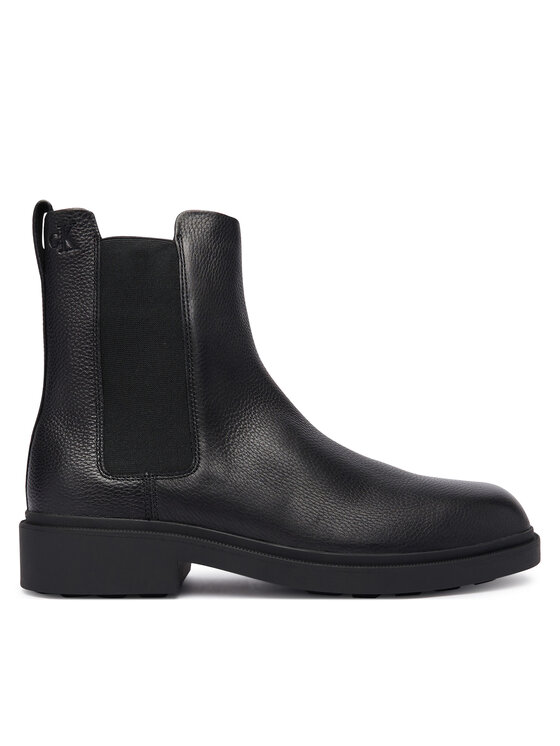 Calvin Klein Gležnjarji Chelsea Calvin Klein Dress Lug Chelsea Boot Lth YM0YM01389 Črna
