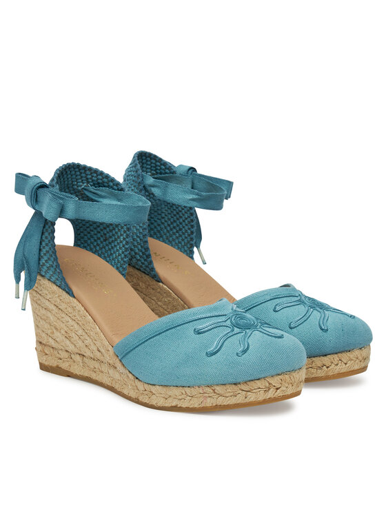 Genuins Espadrilky Genuins Vela Sunset G106496 Modrá