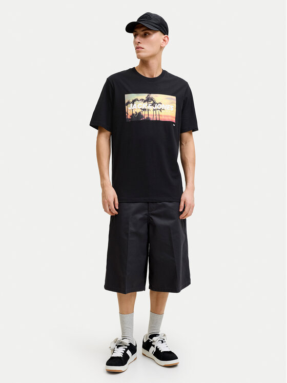 Jack & Jones Jack & Jones Camiseta Indiana Tee 12288112 Negro Regular Fit