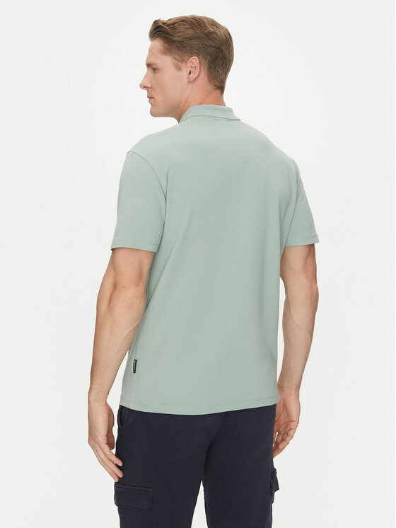 Napapijri Napapijri Polo Ealis NP0A4H8B Verde Regular Fit