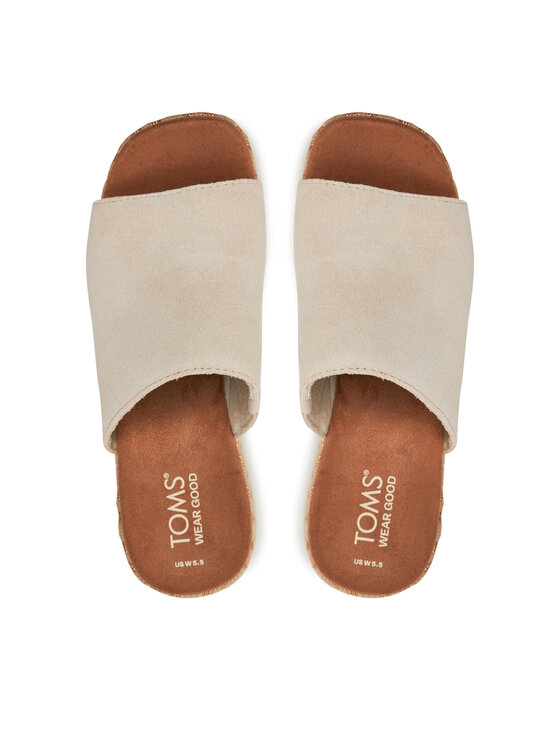 Toms Εσπαντρίγιες Toms Laila Mule 10020747 Εκρού