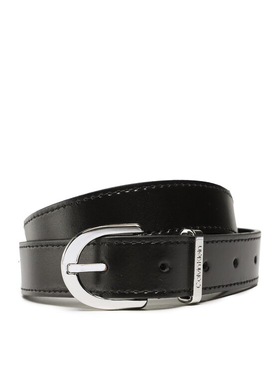 Calvin Klein Ζώνη Γυναικεία Calvin Klein Ck Must Metal Loop Rnd Belt K60K610158 Μαύρο