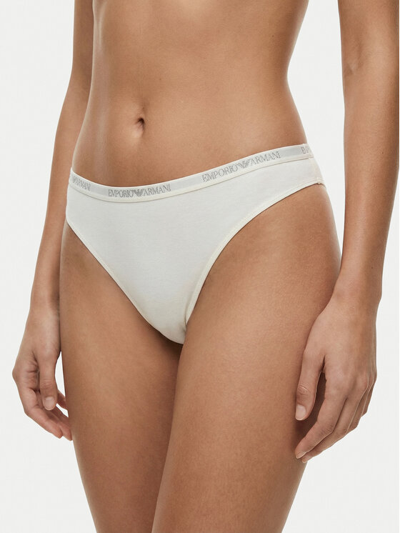 Emporio Armani Underwear Emporio Armani Underwear Conjunto de bragas brasileñas EW000406 AF19024 M0082 Blanco