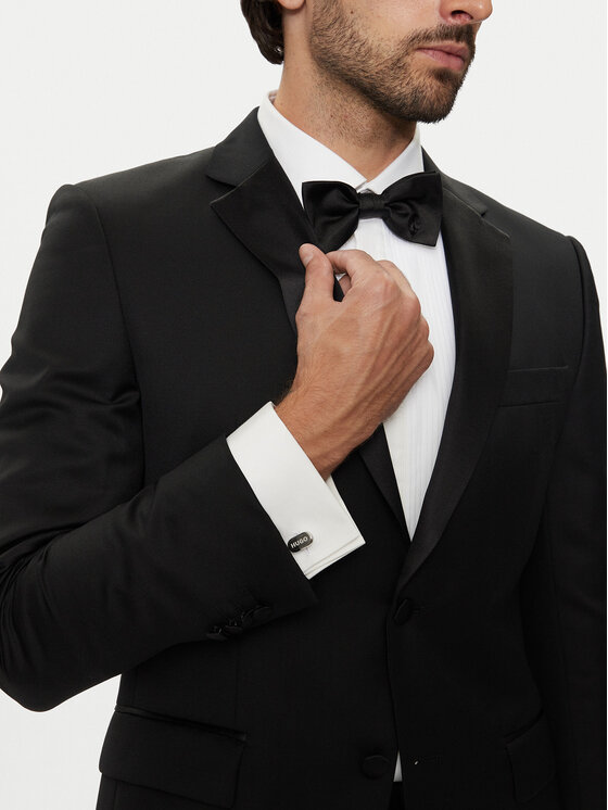 HUGO Manžetové gombíky Hugo E-Classic 50494892 Strieborná