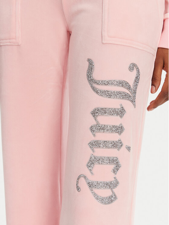 Juicy Couture Juicy Couture Spodnji del trenirke Layla JCBBJ125806 Roza Regular Fit