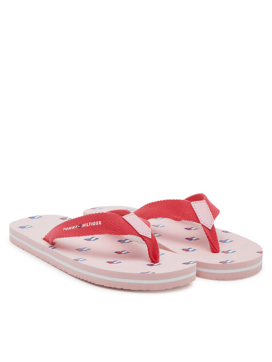 Tommy Hilfiger Джапанки Tommy Hilfiger T3A8-33807-0058X S Розов