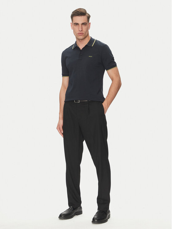 BOSS BOSS Поло Parlay 190 50494697 Cиній Regular Fit