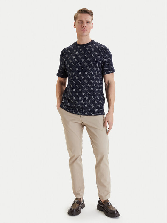 Guess Guess Футболка M6GP34 K3200 Cиній Relaxed Fit