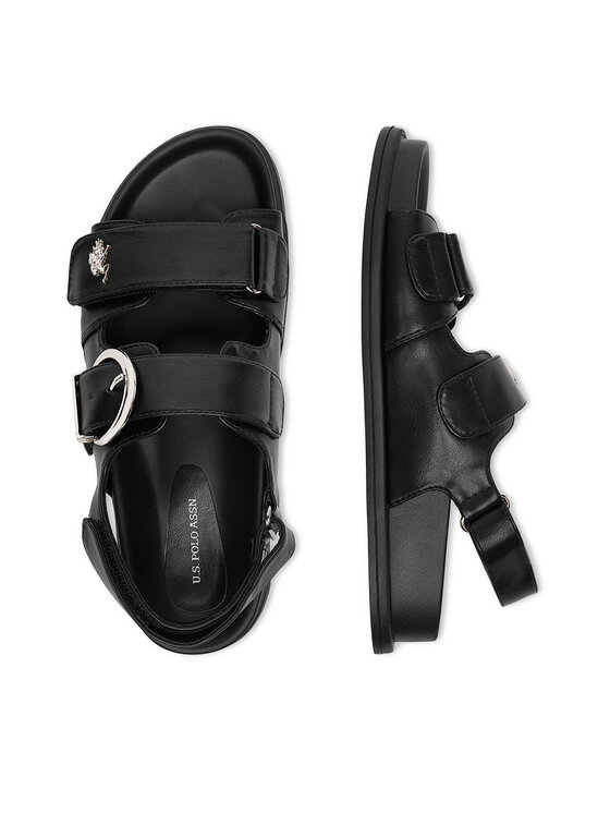 U.S. Polo Assn. Босоніжки U.S. Polo Assn. EO-EDITH001W/6Y1 Чорний