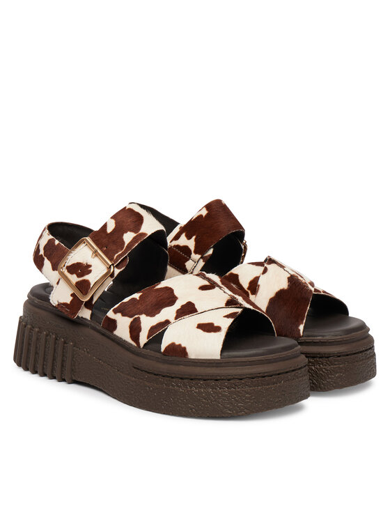 Clarks Босоніжки Clarks Evamar Wish 26185891 Коричневий