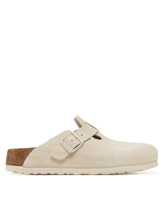 Birkenstock Ciabatte Birkenstock Boston zamsz 1027693 Bianco