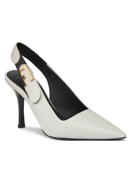 Furla Sandale Furla Sign Slingback T.90 YG05SGN-BX2681-1843S-90293900 Écru