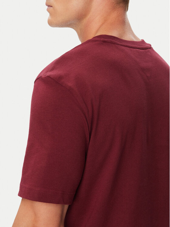 Tommy Hilfiger Tommy Hilfiger Camiseta Ess Seasonal MW0MW39995 Guinda/burdeos Regular Fit