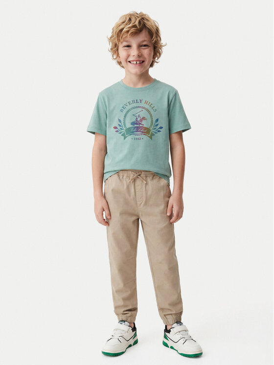 Beverly Hills Polo Club Beverly Hills Polo Club Camiseta W126-BHBTS-1055-25X Verde Regular Fit