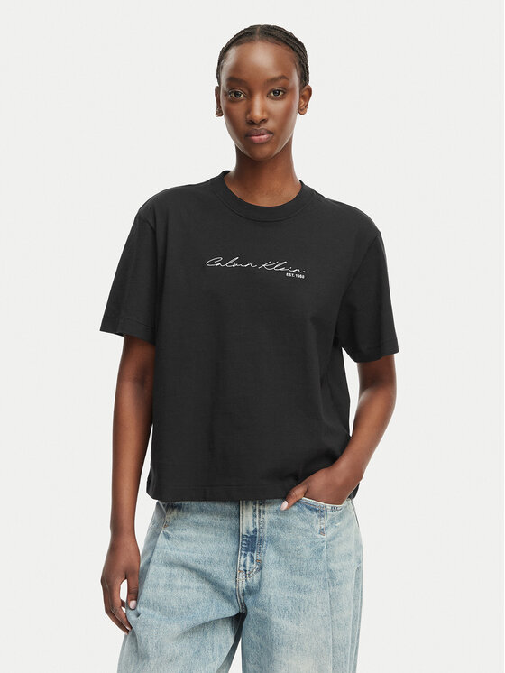 Calvin Klein Jeans Calvin Klein Jeans Camiseta LV047F820G Negro Regular Fit