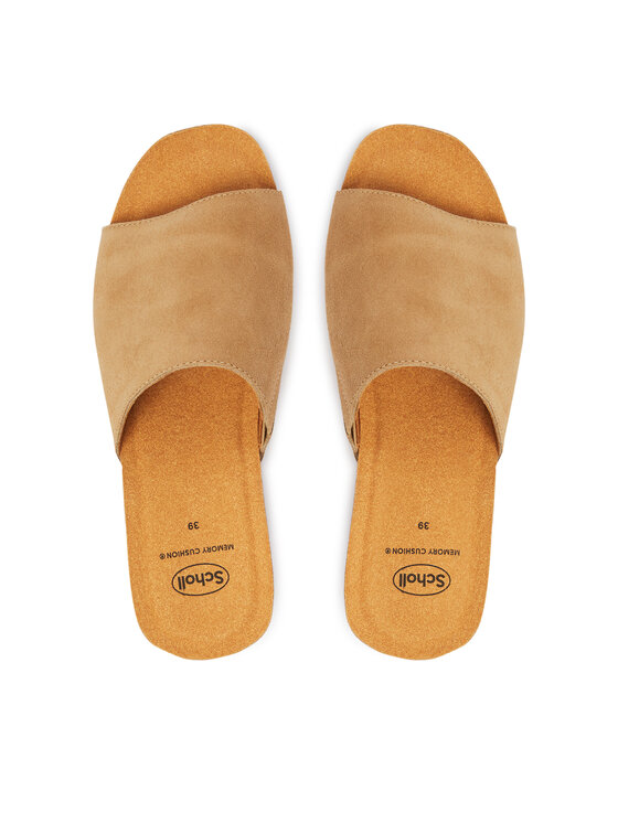 Scholl Papucs Scholl Vegas Mule MF00885 Bézs