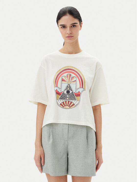 JDY JDY Camiseta Carla 15341561 Blanco Regular Fit