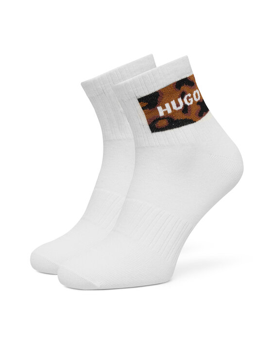 HUGO Dolge nogavice HUGO 50557158 Bela