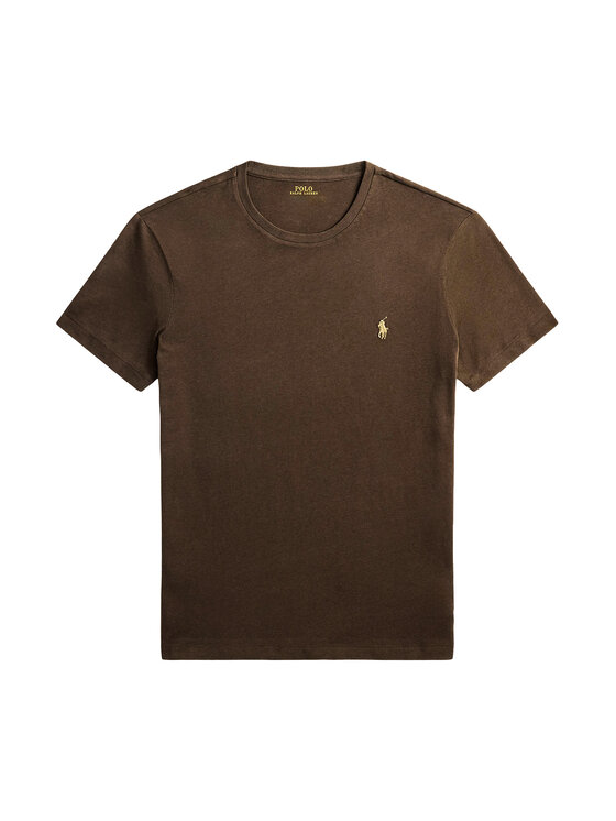 Polo Ralph Lauren Polo Ralph Lauren Camiseta 710671438533 Marrón oscuro Custom Slim Fit