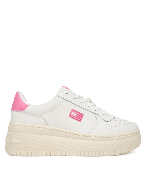Tommy Jeans Sneakers Tommy Jeans Tjw Basket Flatform EN0EN02981 Alb