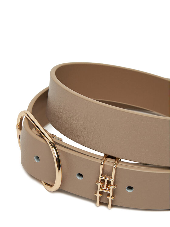 Tommy Hilfiger Curea de Damă Tommy Hilfiger Feminine 2.5 AW0AW17494 Écru