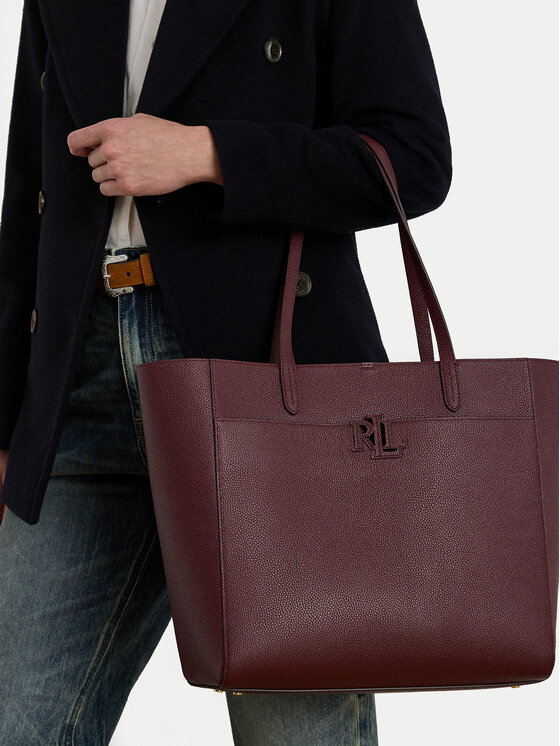 LAUREN RALPH LAUREN Geantă LAUREN RALPH LAUREN Large Cameryn 431960183010 Vișiniu