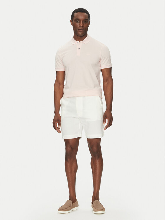 BOSS BOSS Polo Pallas 50468362 Rosa Regular Fit