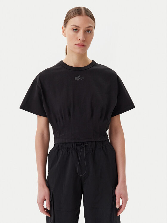 Alpha Industries Alpha Industries Футболка Waisted 148070 Чорний Regular Fit