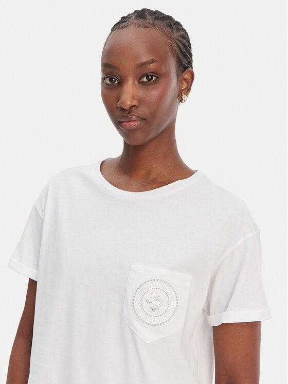 Liu Jo Liu Jo Camiseta WA6372 JS923 Blanco Regular Fit