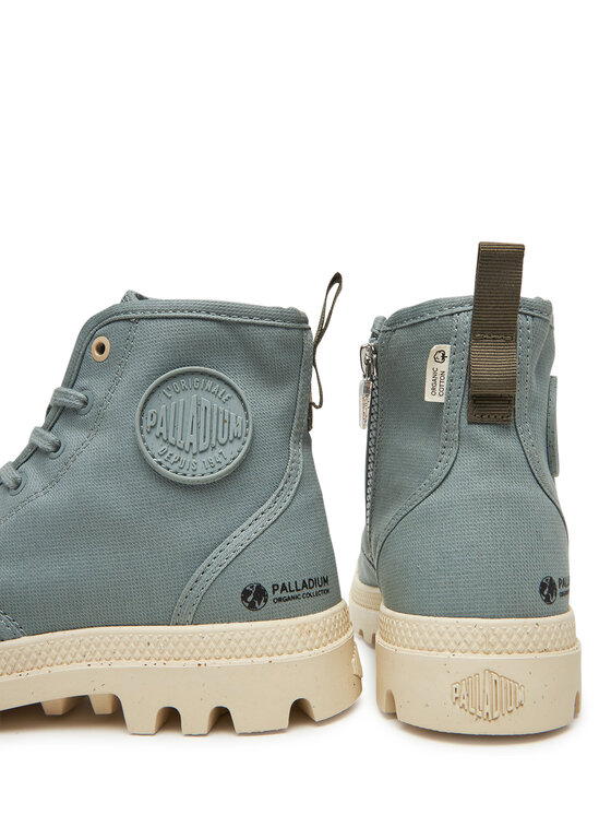 Palladium Outdoorová obuv Palladium Pampa Hi Zip Organic 79101-083-M Sivá