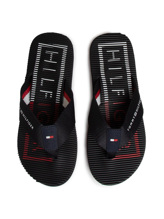 Tommy Hilfiger Infradito Tommy Hilfiger Massage Footbed Th Beach Sandal FM0FM02695 Blu scuro