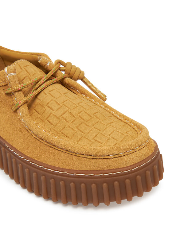 Clarks Pusbačiai Clarks Torhill Bee 26181188 Auksinė