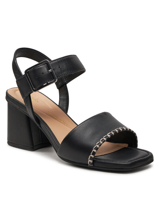 Clarks Босоніжки Clarks Siara65 Buckle 26176341 Чорний