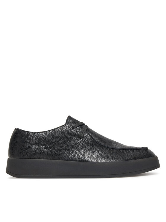Calvin Klein Polobotky Calvin Klein Hybrid Cup Wallabee Lth HM0HM02062 Černá