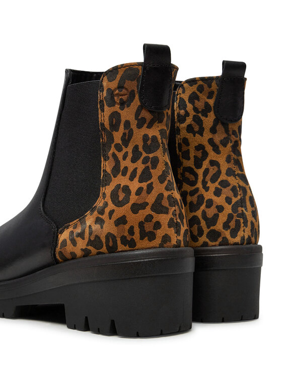 Tamaris Členková obuv s elastickým prvkom Tamaris 1-25446-43 Čierna