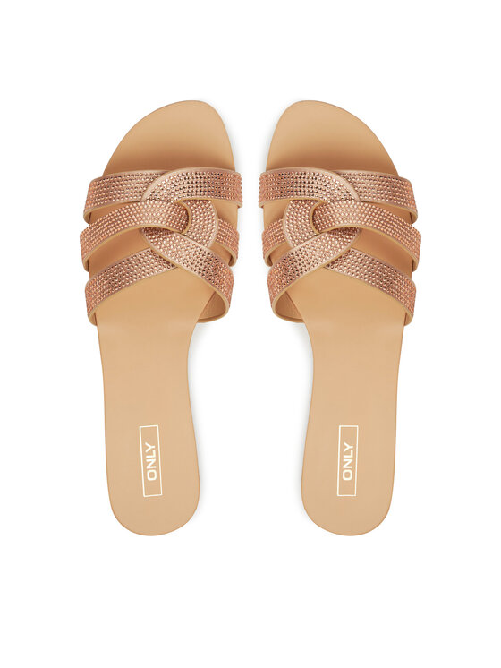 ONLY Shoes Шльопанці ONLY Shoes 15340950 Рожеве золото