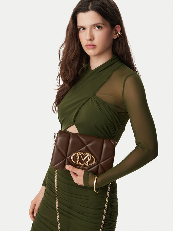 LOVE MOSCHINO Torbica LOVE MOSCHINO JC4043PP1PLC0300 Smeđa
